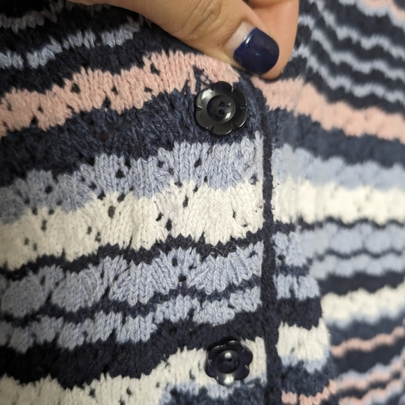 Vintage Northern Reflections Crochet Vest - Picture 4 of 6